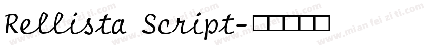 Rellista Script字体转换